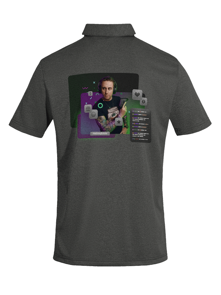 Chat Encouraged - Adidas Space-Dyed Polo Shirt product image (1)