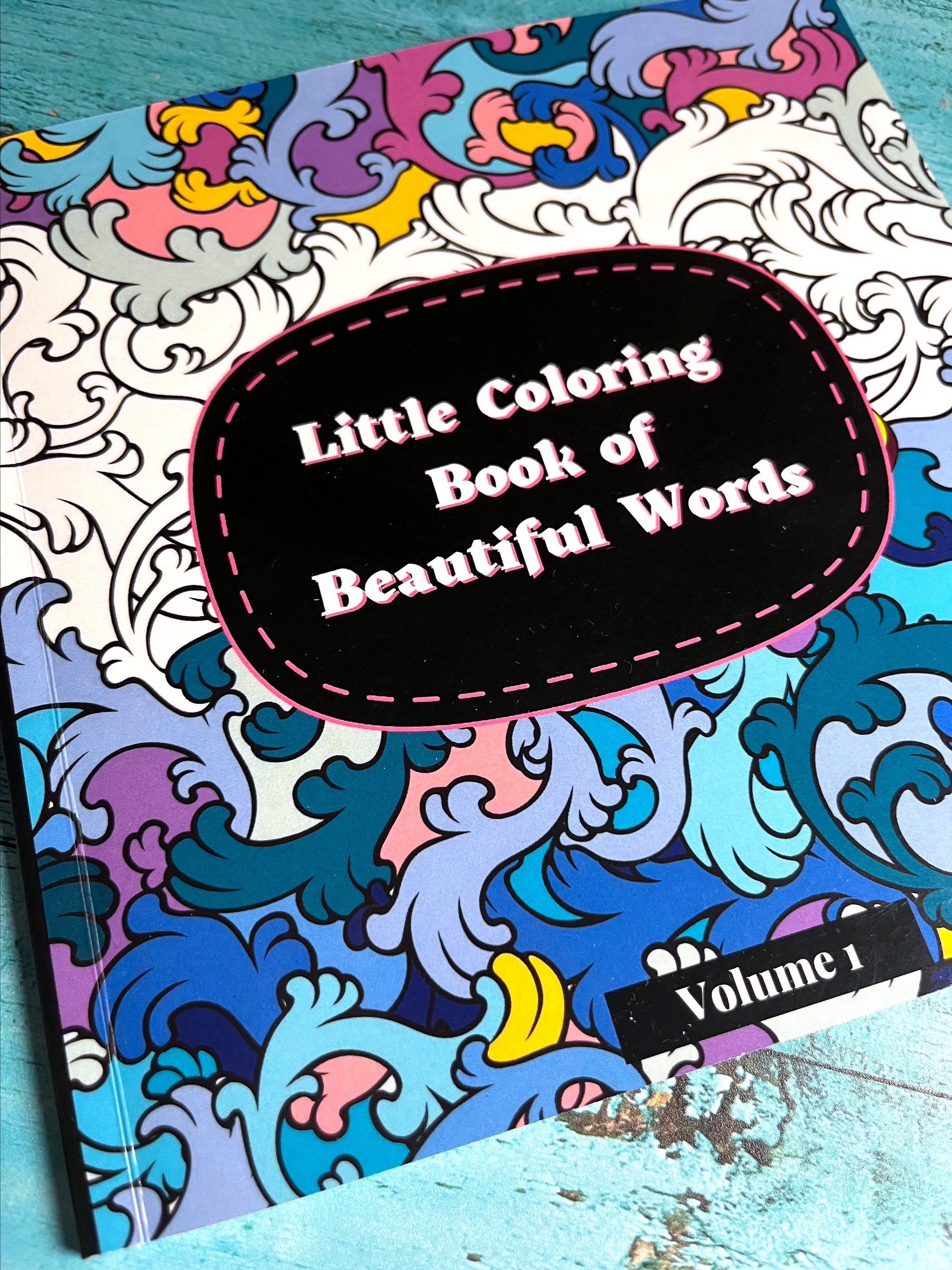 Little Coloring Book of Beautiful Words by JC product image (1)