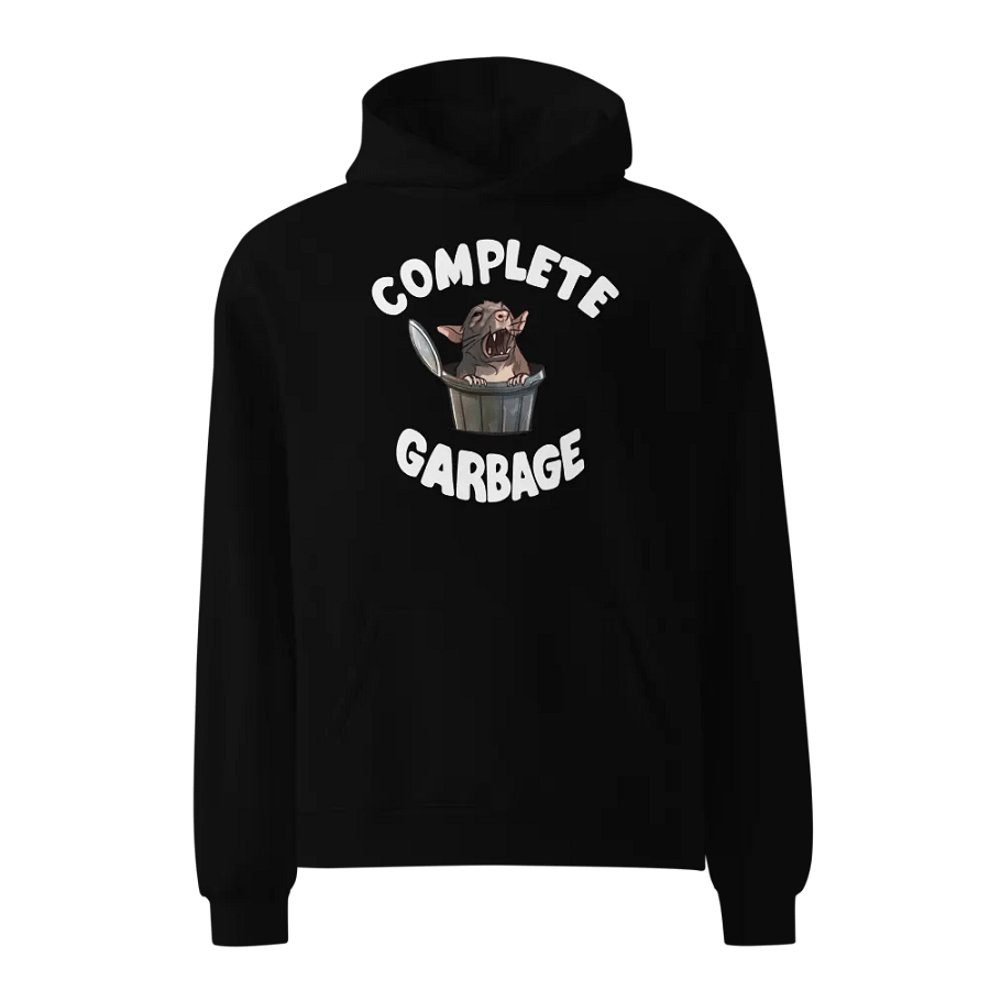 COMPLETE GARBAGE Oversized Hoodie (dark) product image (3)