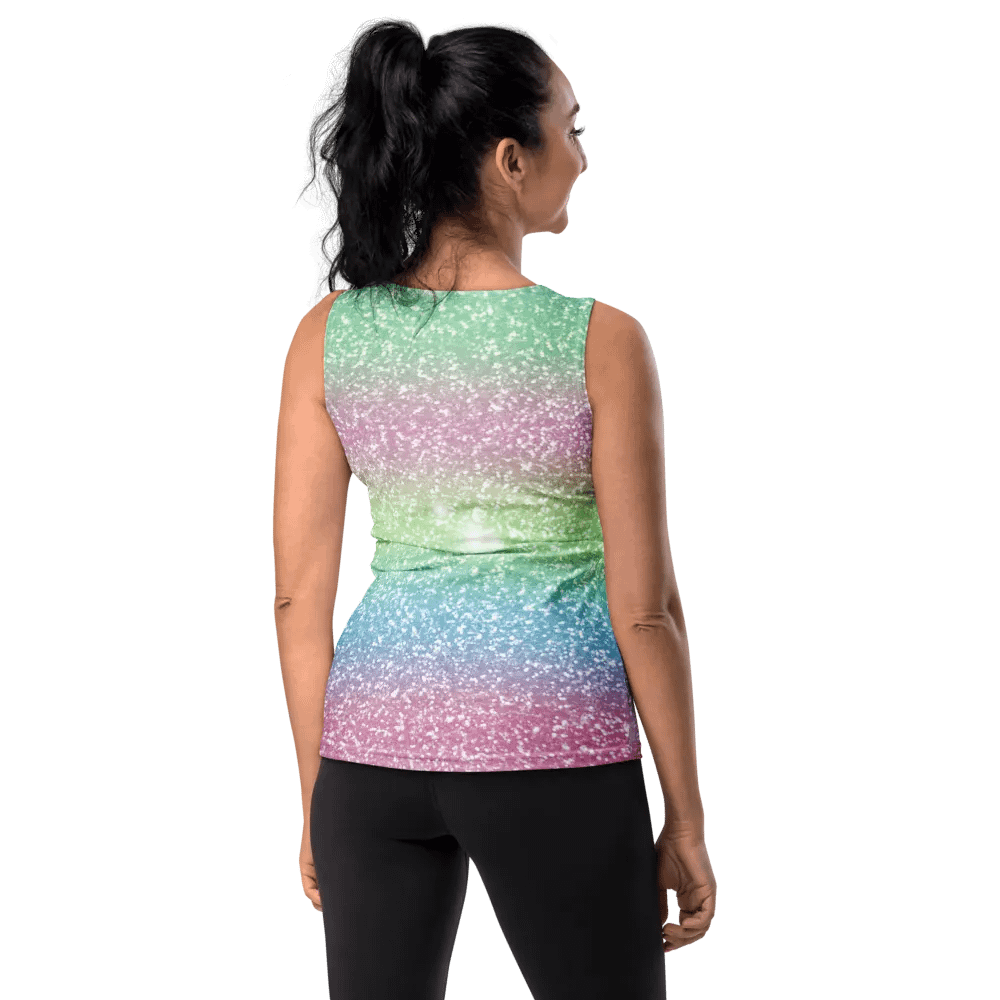 Glitter Unicorn Texture Design Tank Top (9) product image (9)