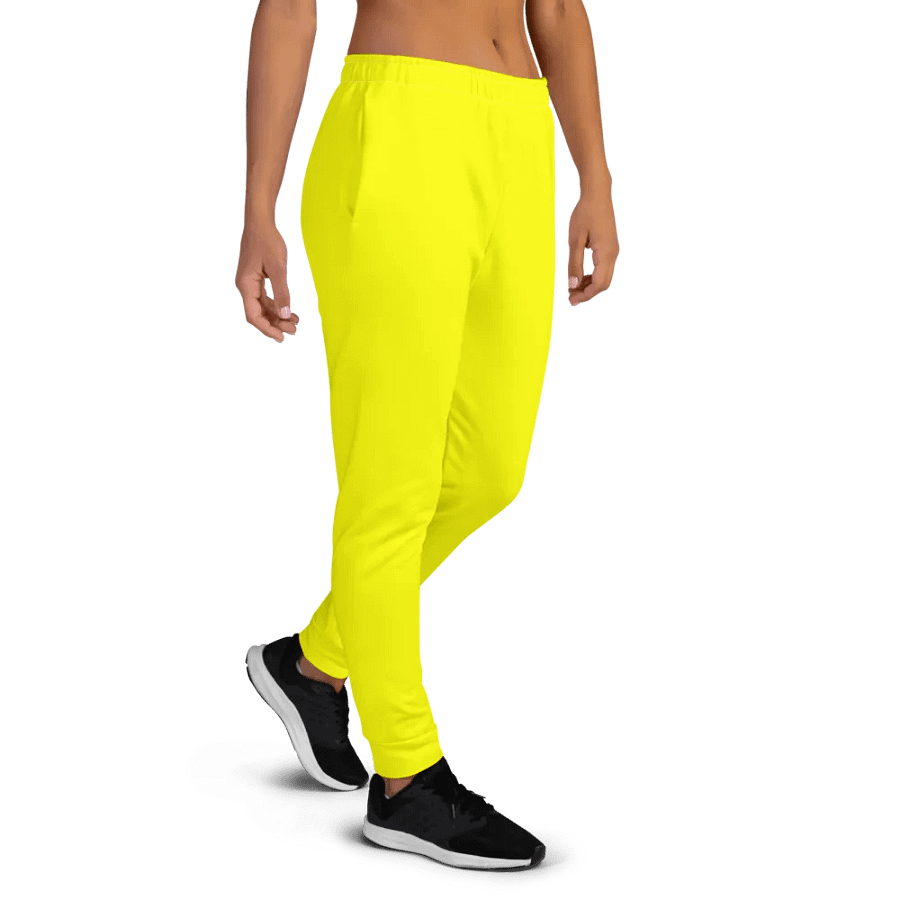 Plain Color Yellow Joggers product image (4)