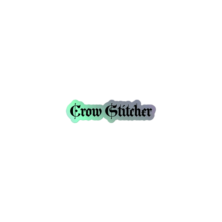 Crow Stitcher Holographic Sticker Set product image (1)