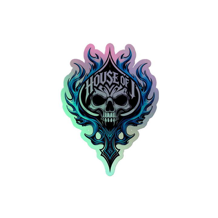 House of J Logo Holographic Sticker product image (2)