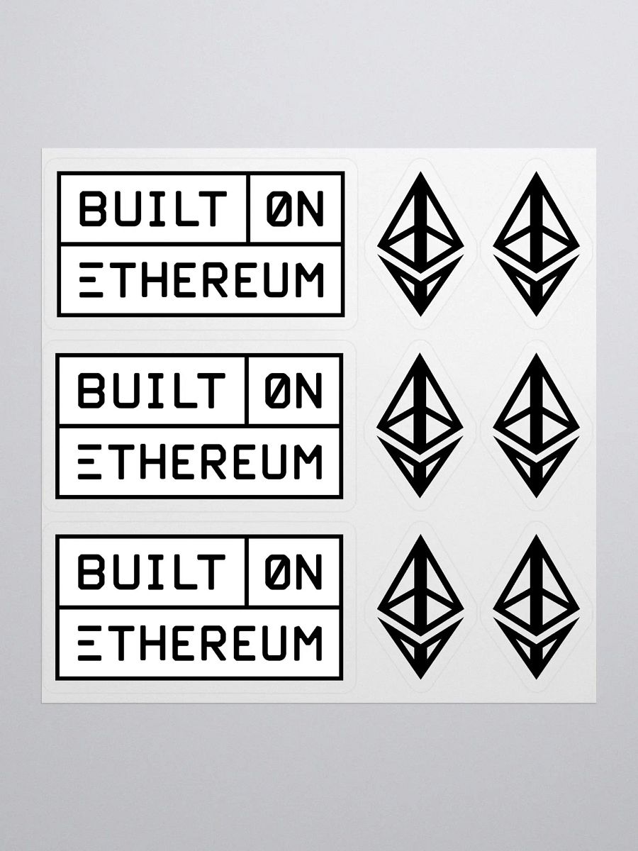 Build on Ethereum sticker set product image (1)