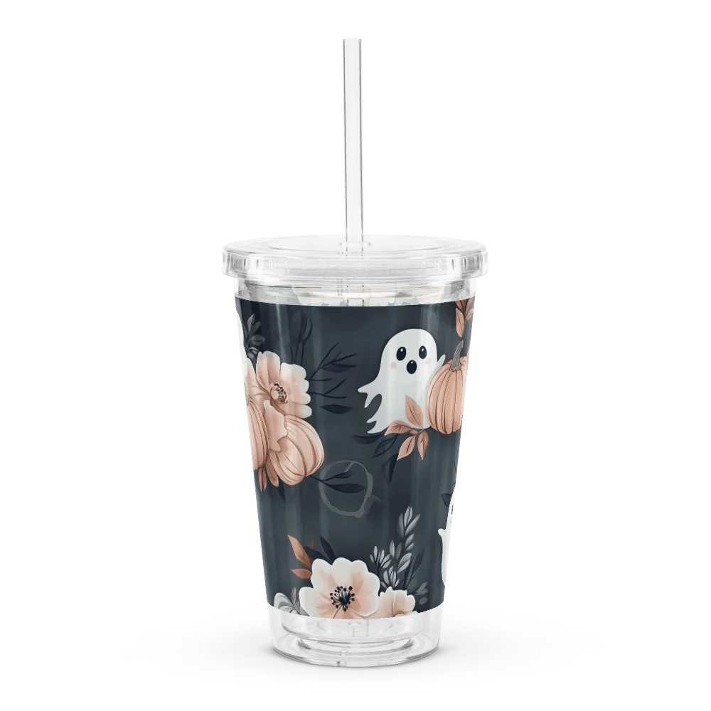 Halloween Ghosts Clear Tumbler product image (1)