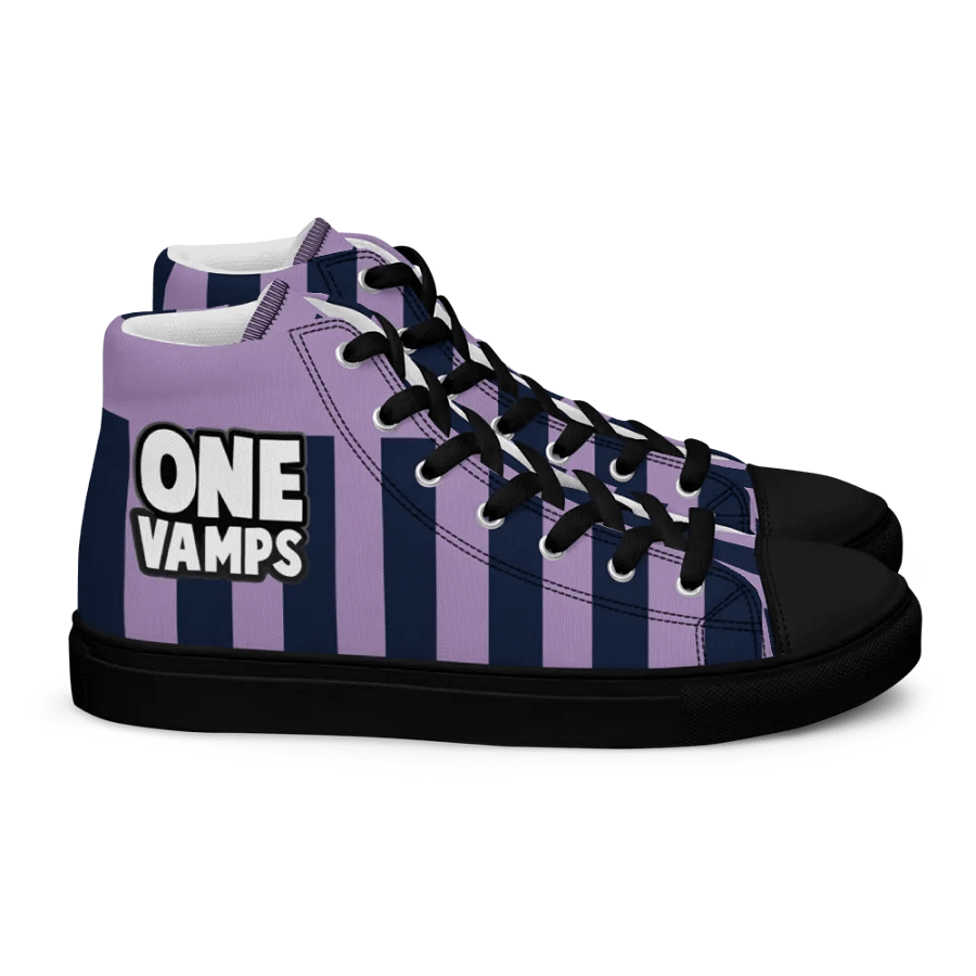Women's High Top Canvas Shoes OneVamps Purple Blue color product image (3)
