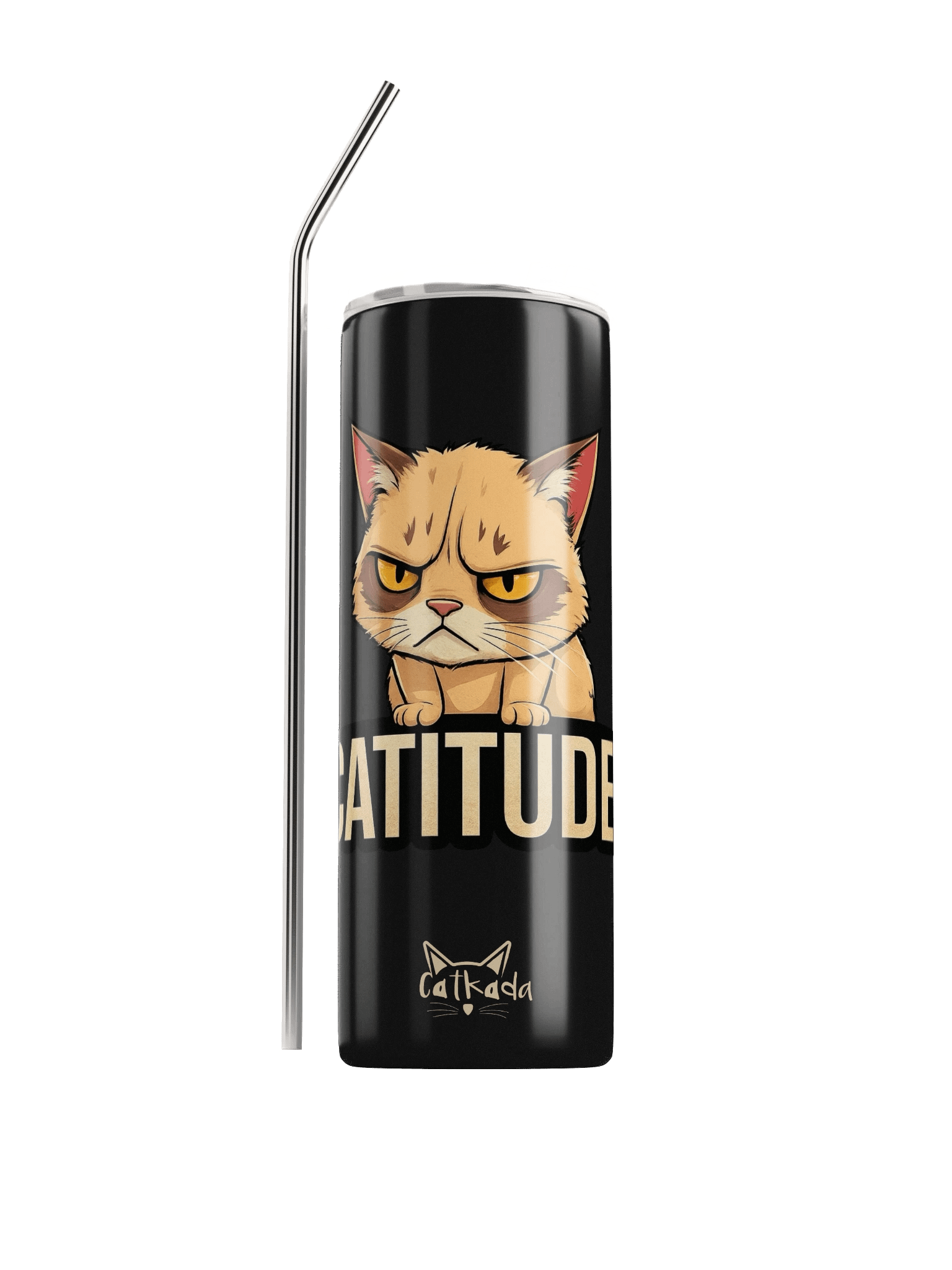 CATITUDE STAINLESS STEEL CUP product image (1)