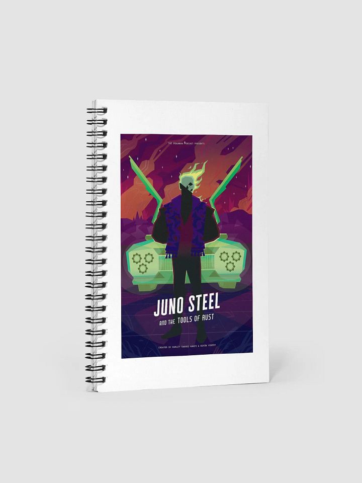 Juno Steel and the Tools of Rust Spiral Notebook product image (1)