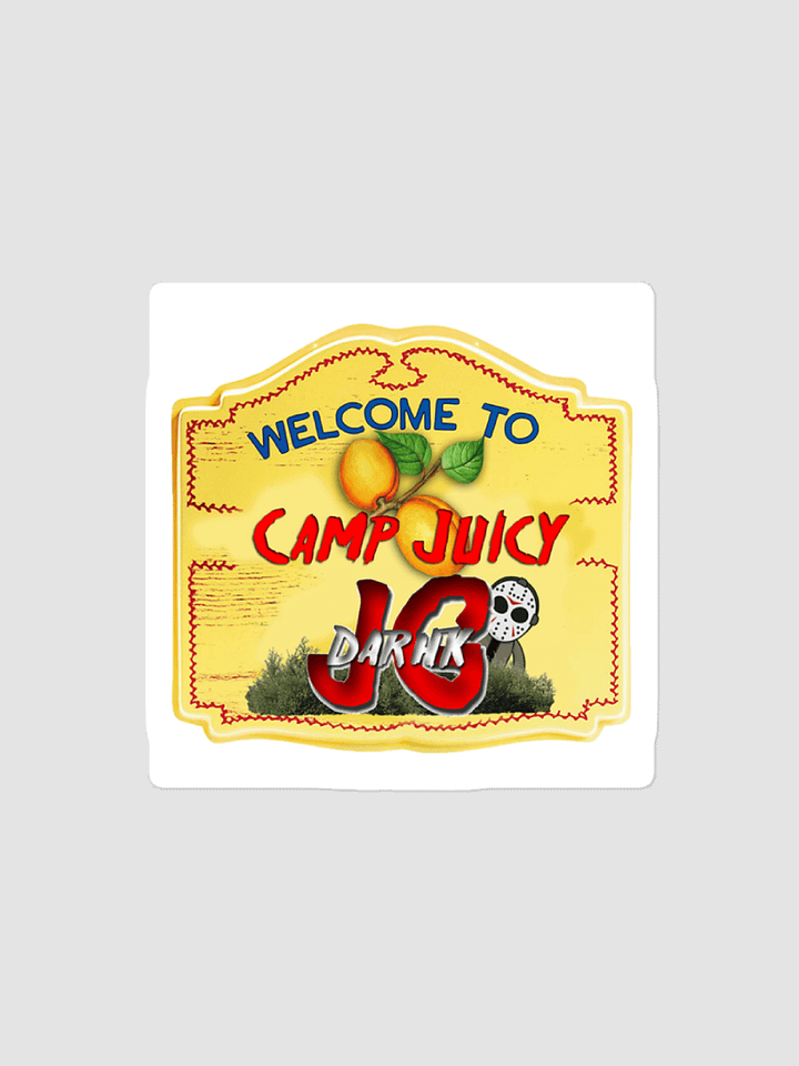 Camp Juicy Sticker product image (1)