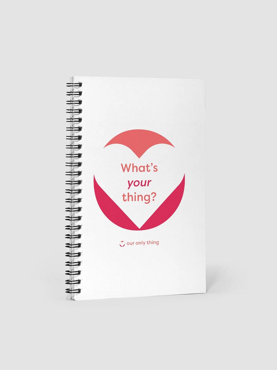 What's Your Thing Spiral Dotted-Pages Notebook product image (1)