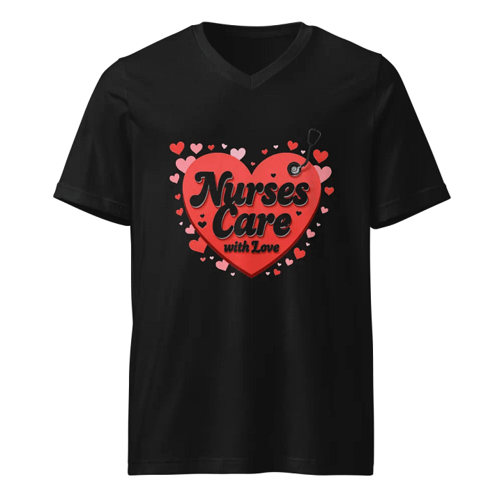 Nurse Love Heart V-Neck Tee product image (1)