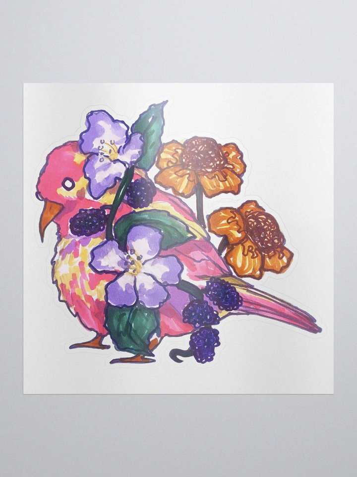 Pink Lemonade Birb Kiss-Cut Sticker product image (2)