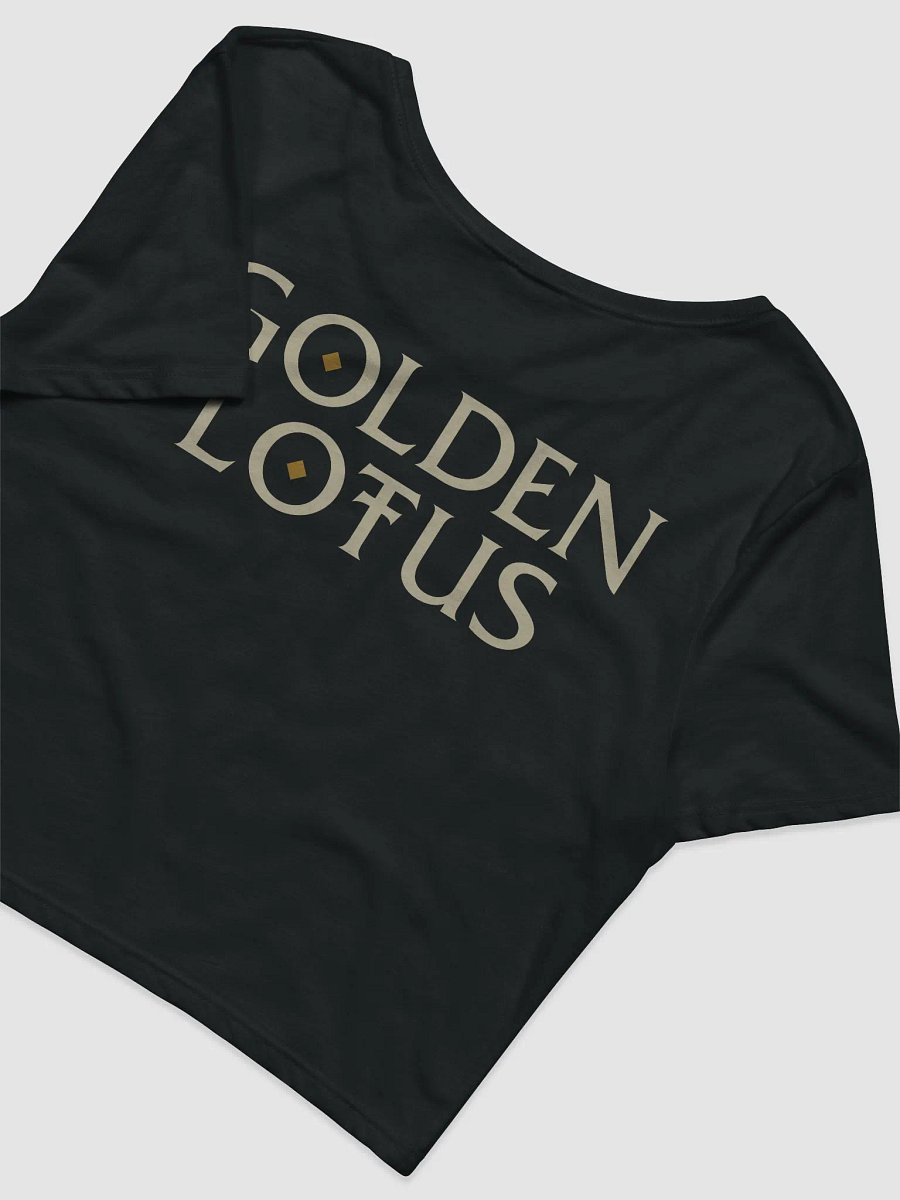 Golden Lotus Icon ~ Women's Crop Top product image (4)