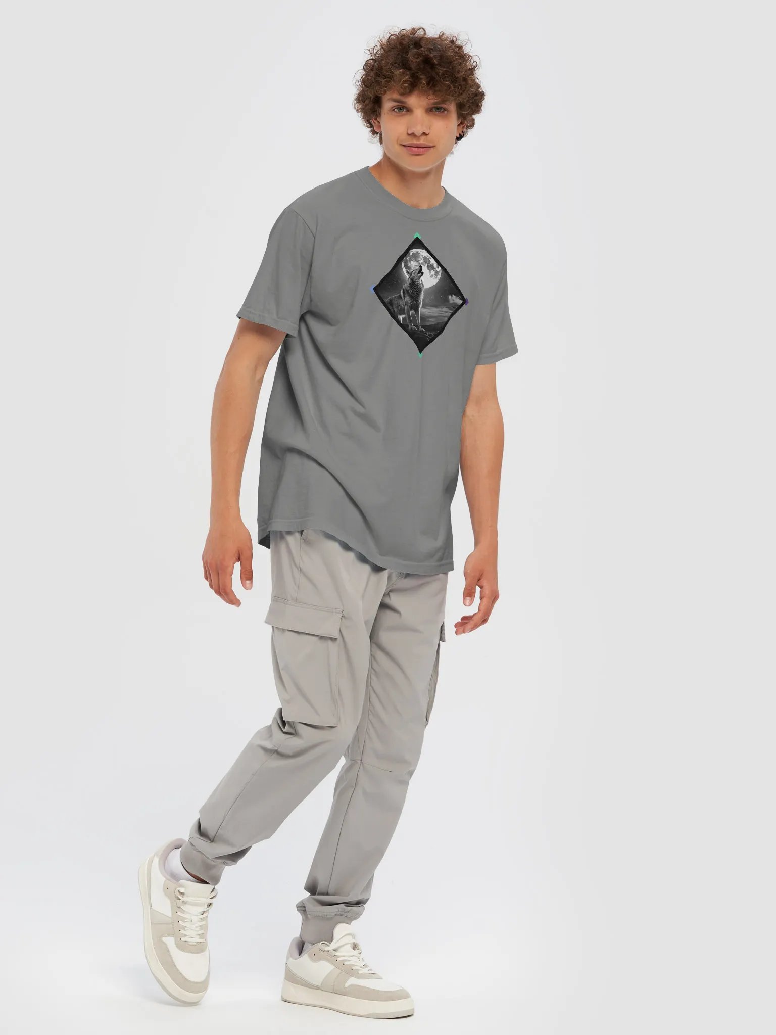 Diamond Howl | Comfort Colors Heavyweight T-Shirt product image (1)
