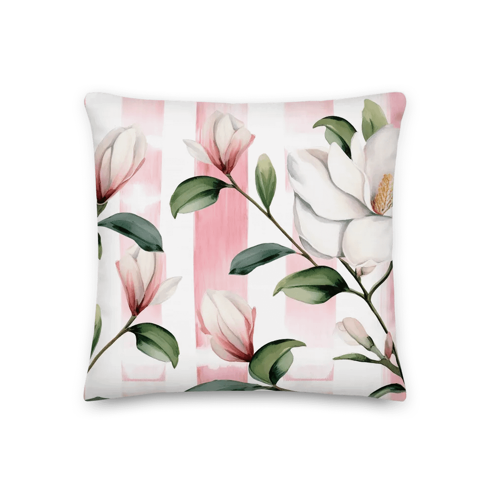 Hibiscus & Harmony: Decorative Pillow product image (1)
