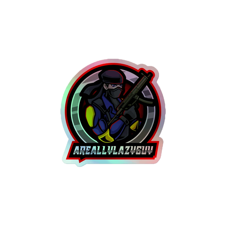 Holo Lazy Sticker product image (1)