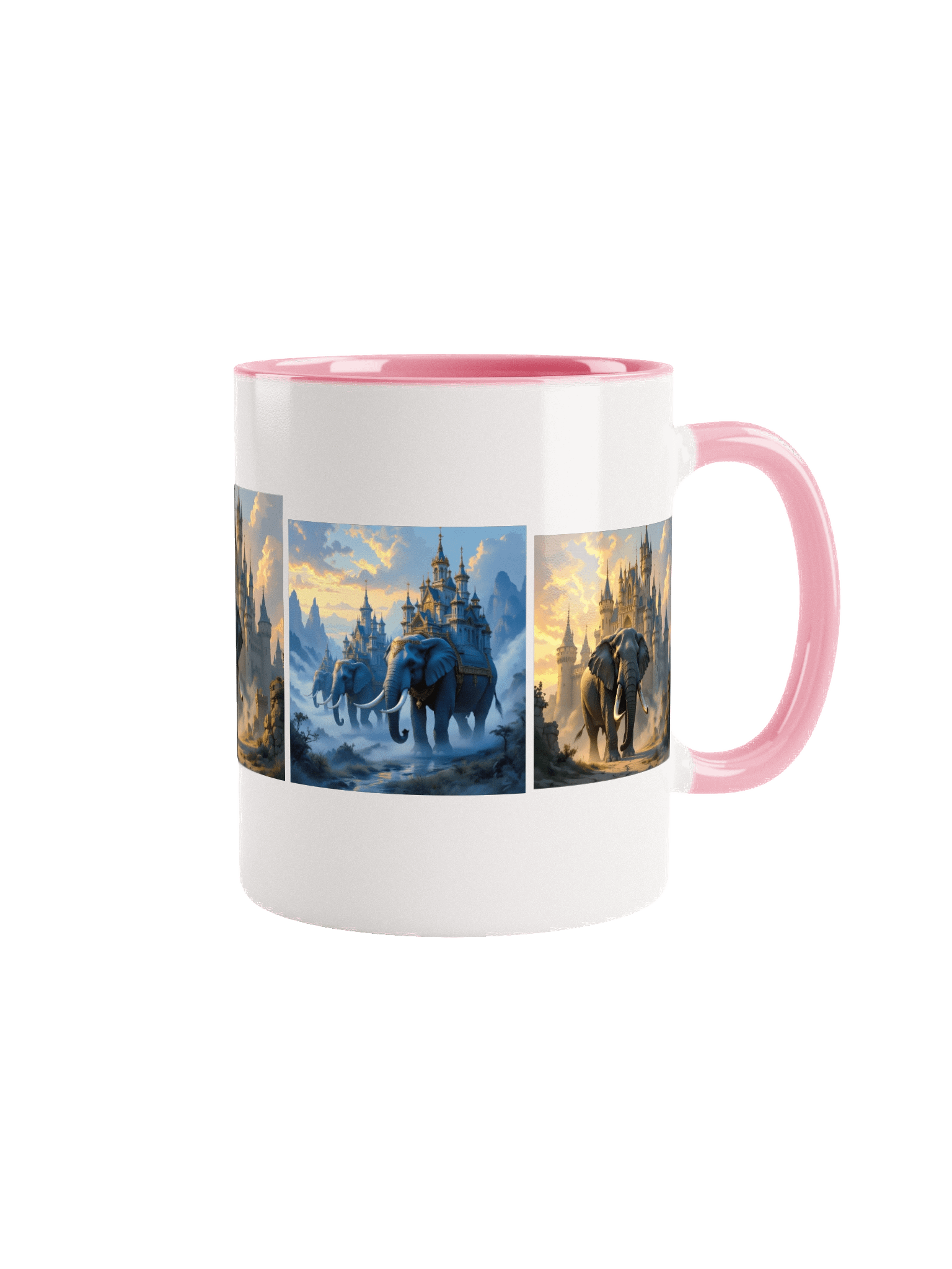 Majestic Elephants Castle Mug product image (1)