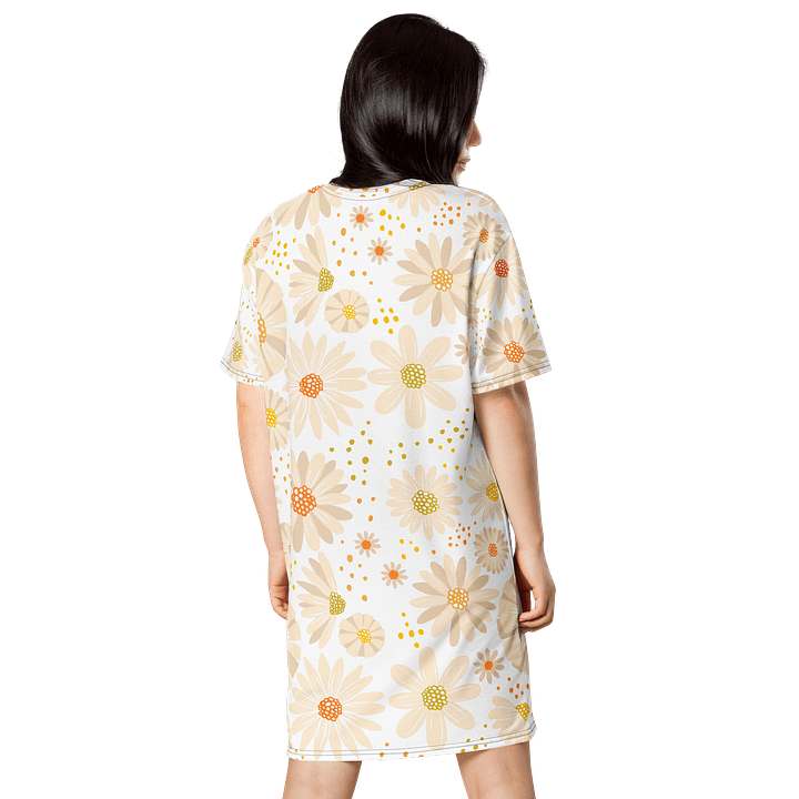 Oversized Daisy Floral T-Shirt Dress product image (2)