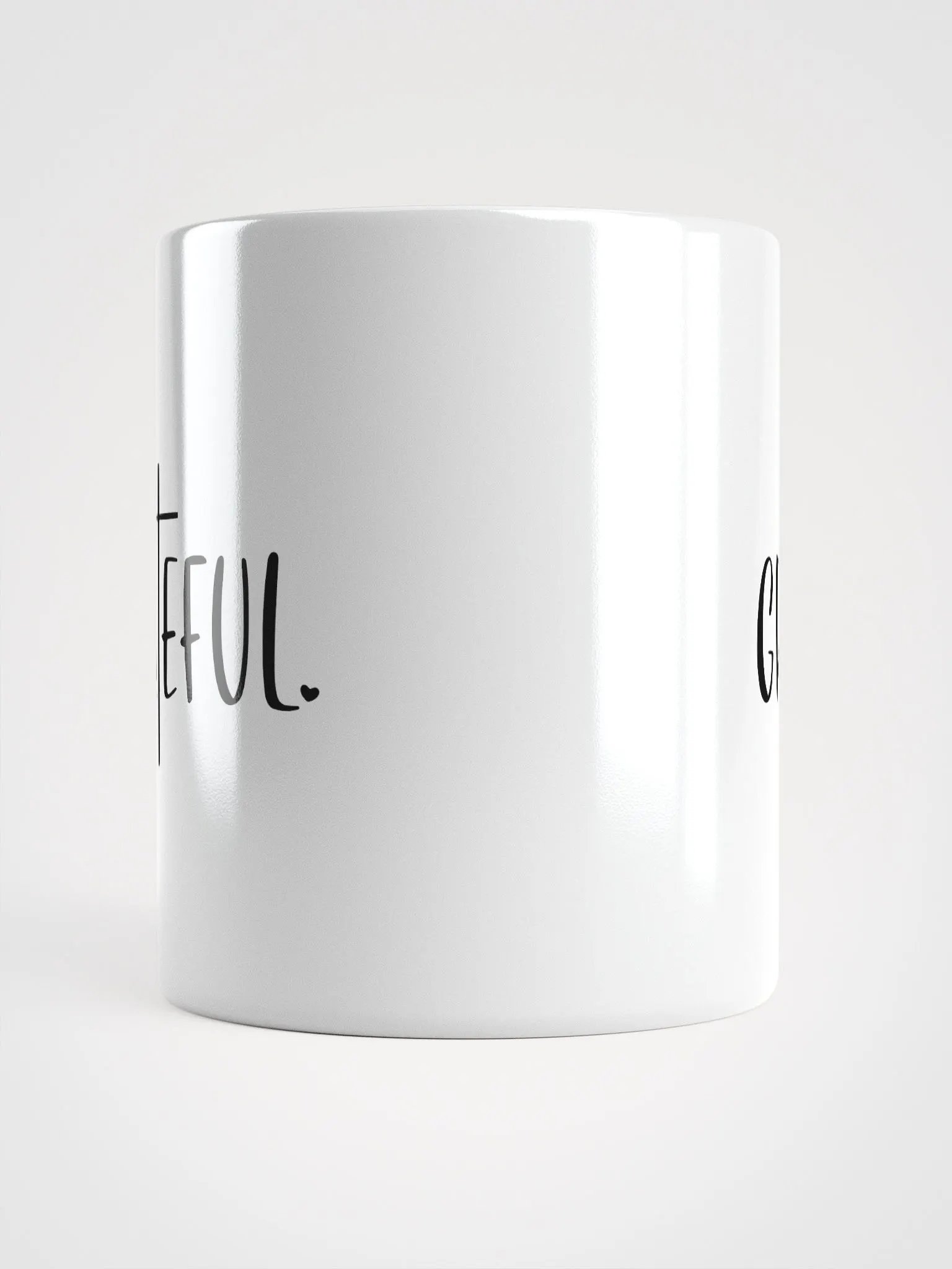Grateful Vibes Glossy White Ceramic Mug product image (5)