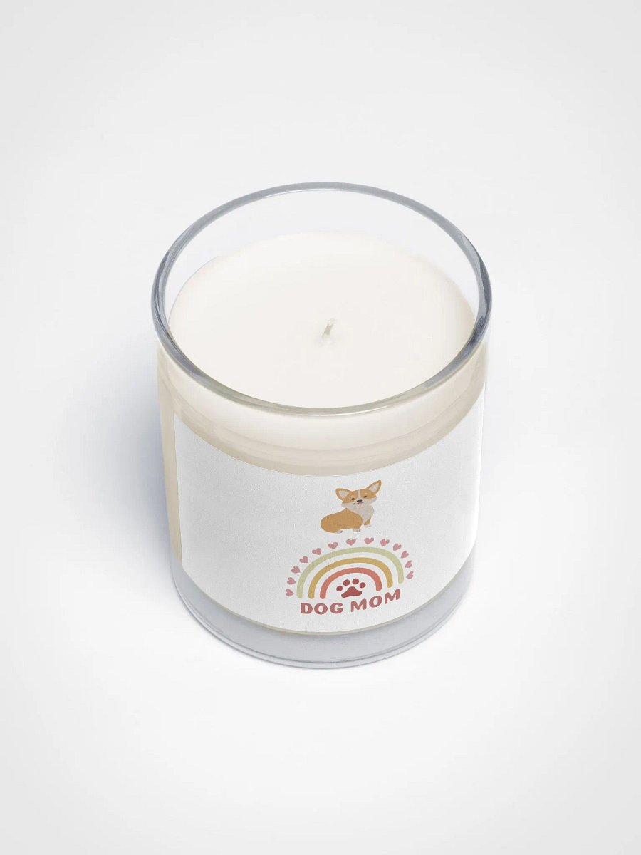 Rainbow Corgi Dog Mom Soy Wax Candle product image (3)