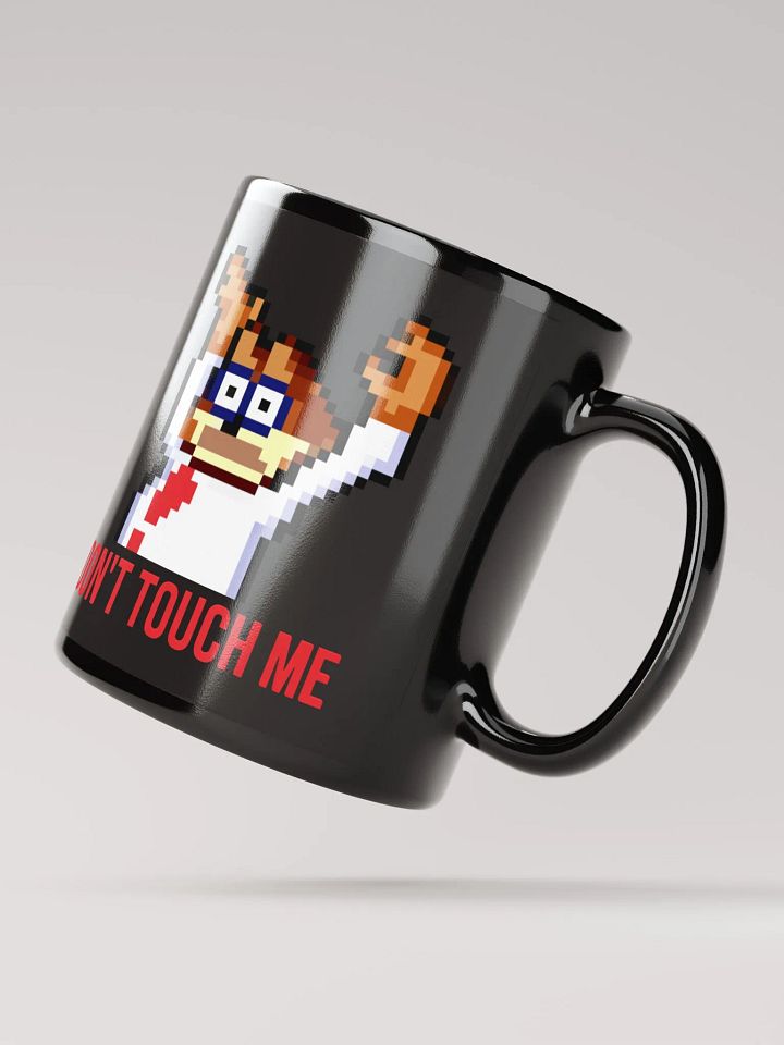Don't Touch Me Mug Black product image (3)