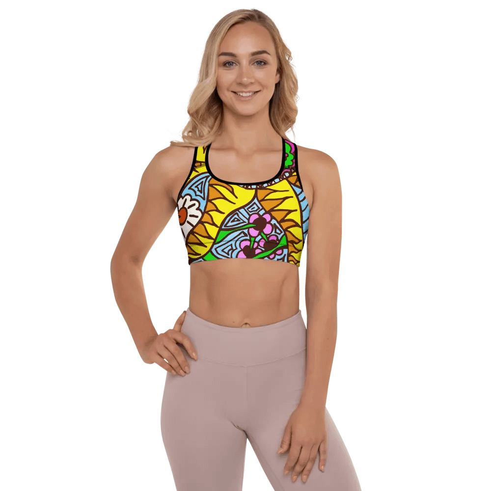 Vibrant Wave All-Over Sports Bra product image (8)