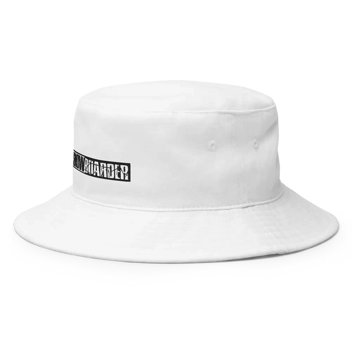 Snowboarder Lockup Logo | Bucket Hat (White) product image (2)