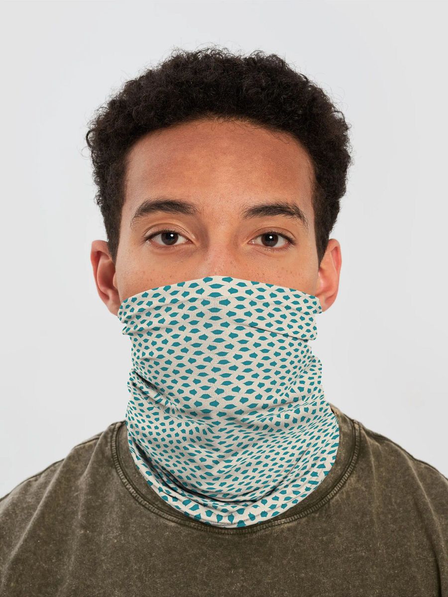 Blue Leaves Neck Gaiter product image (1)