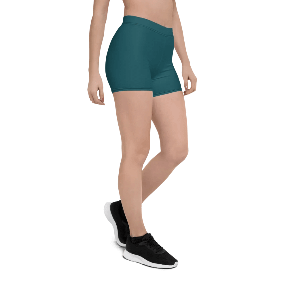 Teal Tight Shorts product image (1)