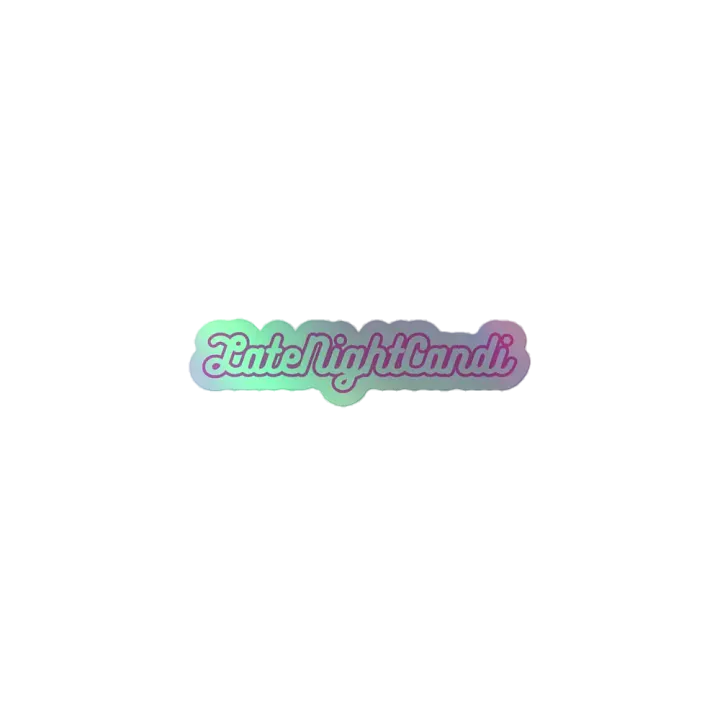 Holo LateNightCandi Sticker product image (1)