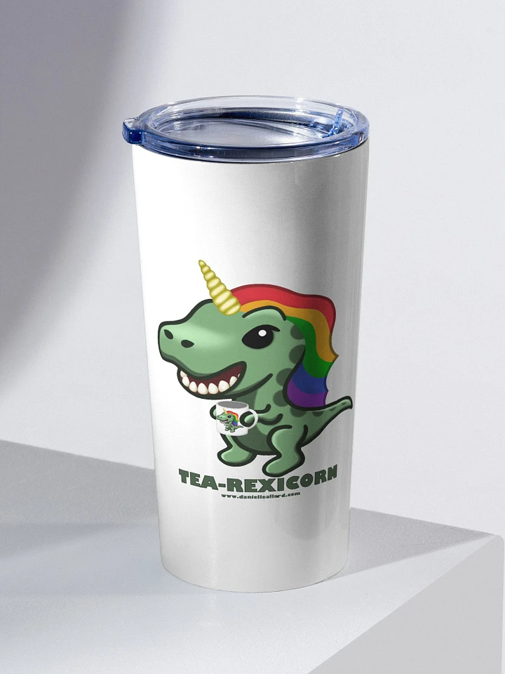 Tea-Rexicorn Stainless Steel Tumbler product image (1)