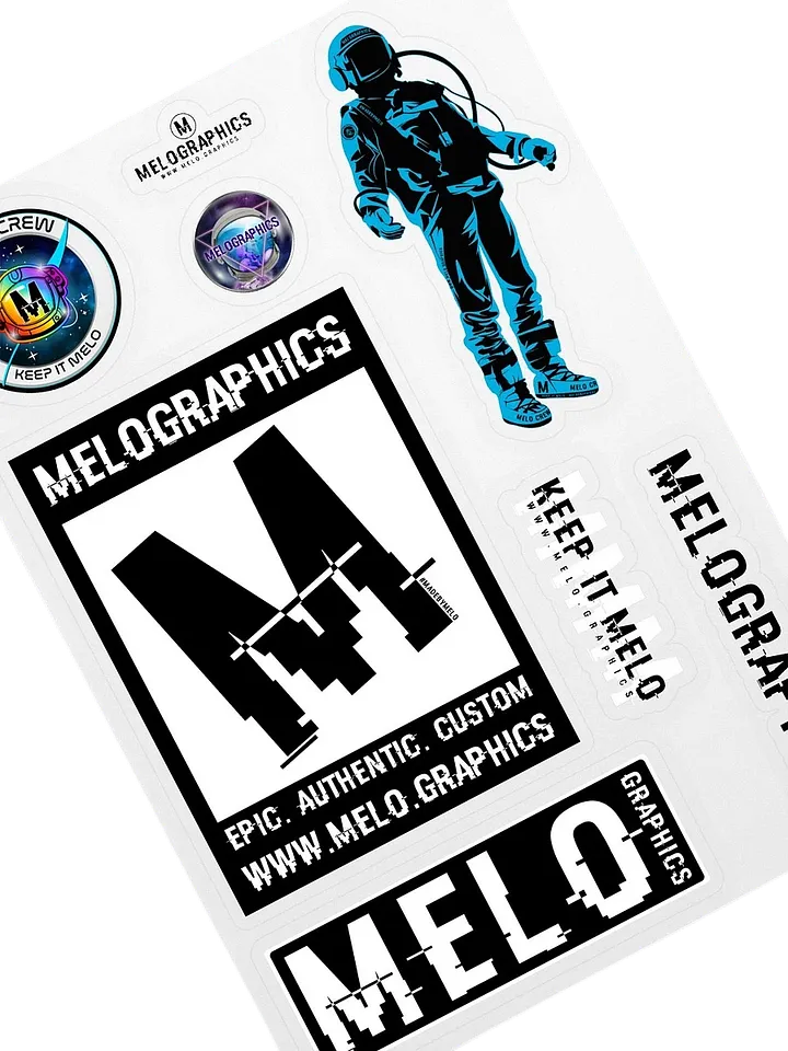 Keep it MELO - Sticker Sheet (8pcs) | #MadeByMELO product image (2)