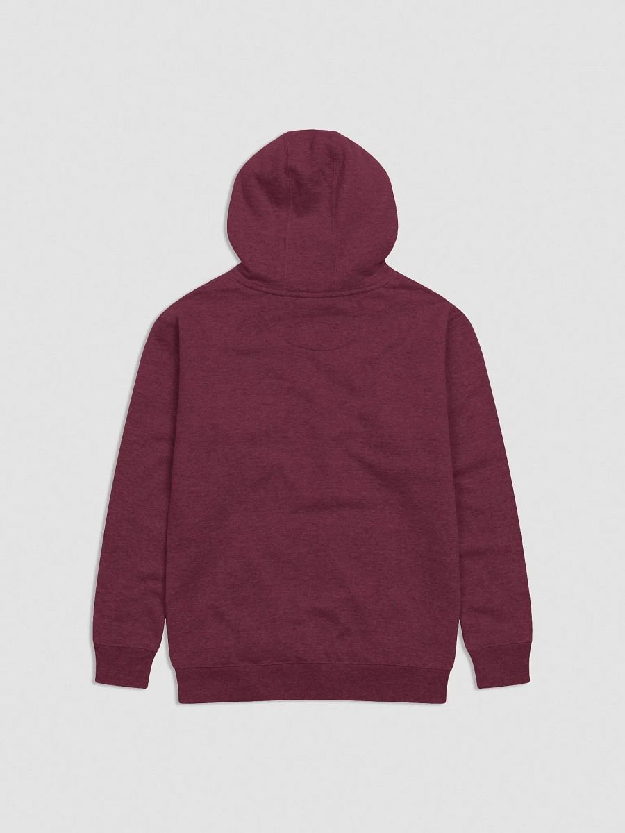 Black Rose Beauty Embroidered Hoodie "Maroon" product image (2)