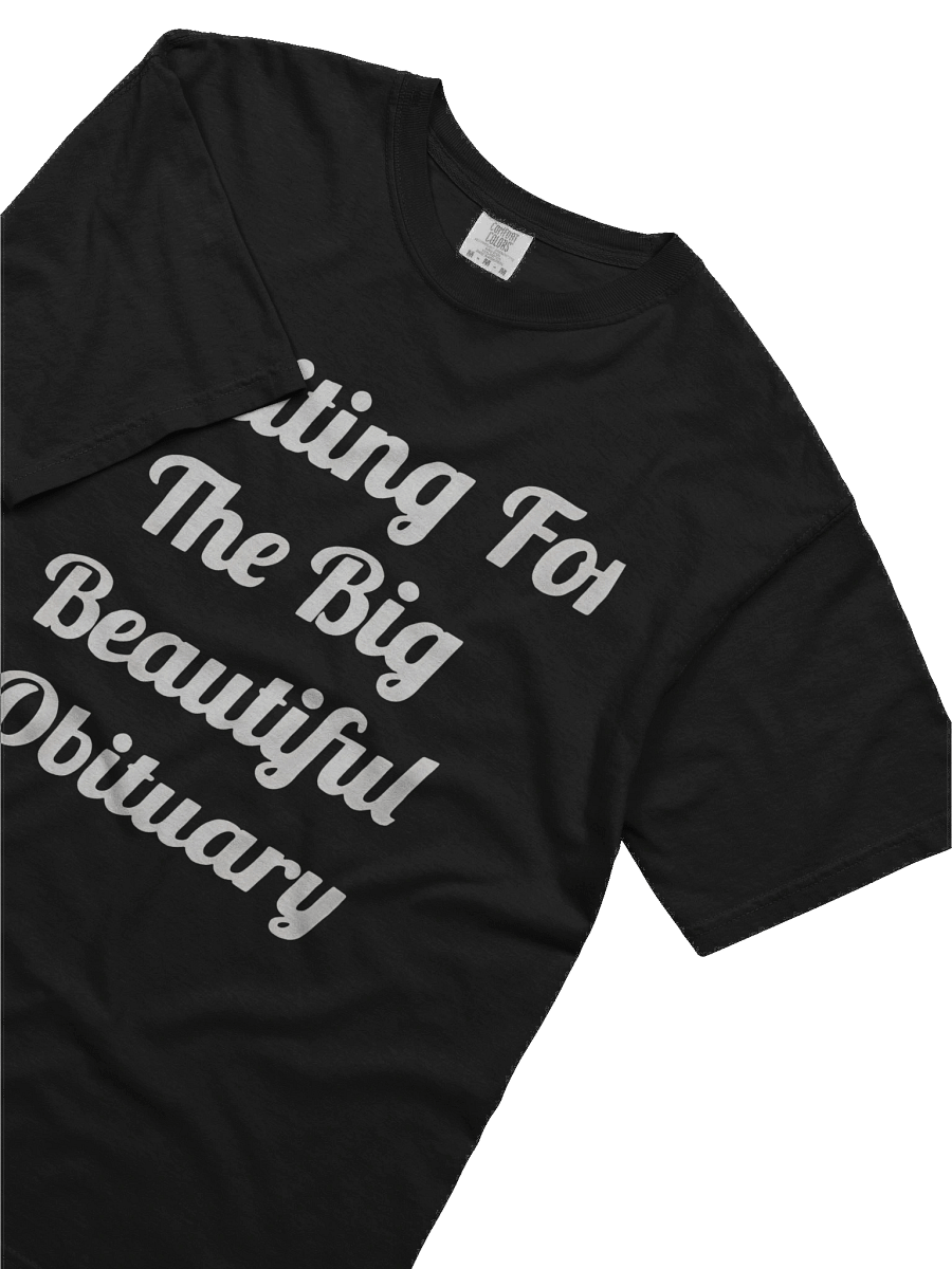 Waiting For The Big Beautiful Obituary T-shirt product image (3)