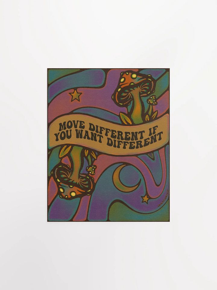Matte Poster - Move Different product image (2)