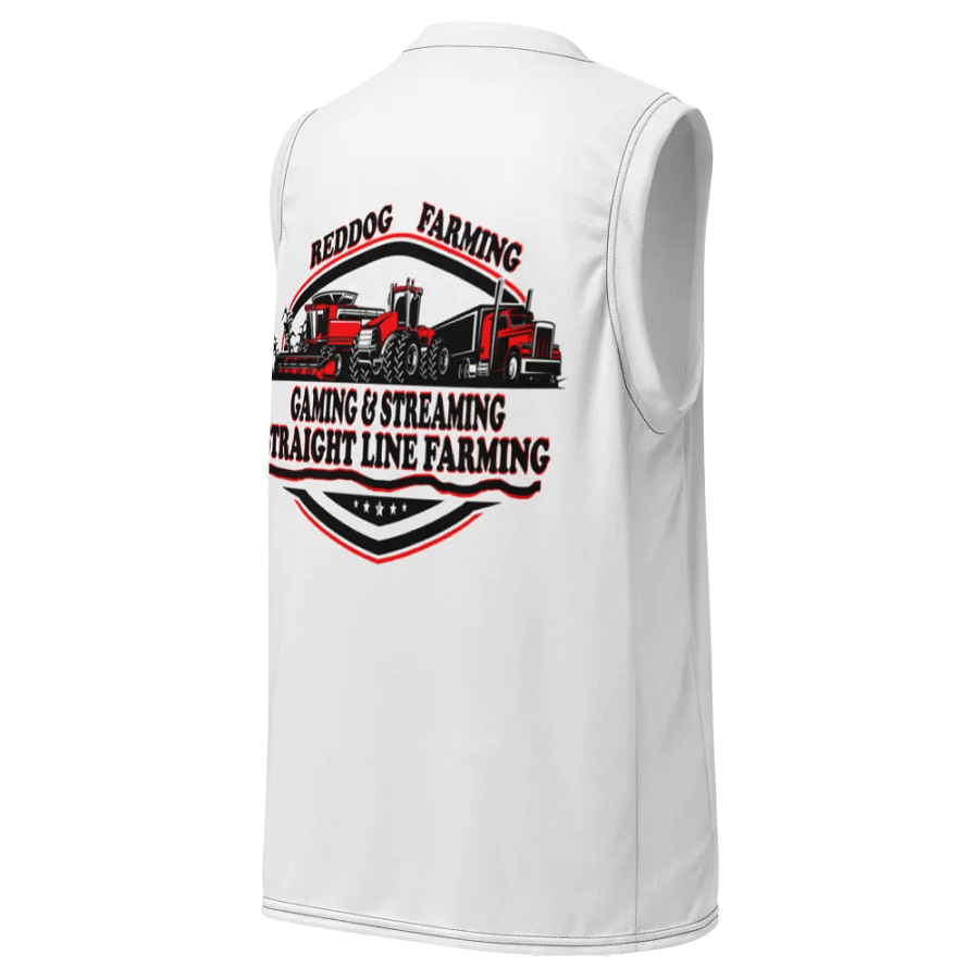 All-Over Print Recycled Unisex Basketball Jersey WITH REDDOG FARMING LOGO product image (3)