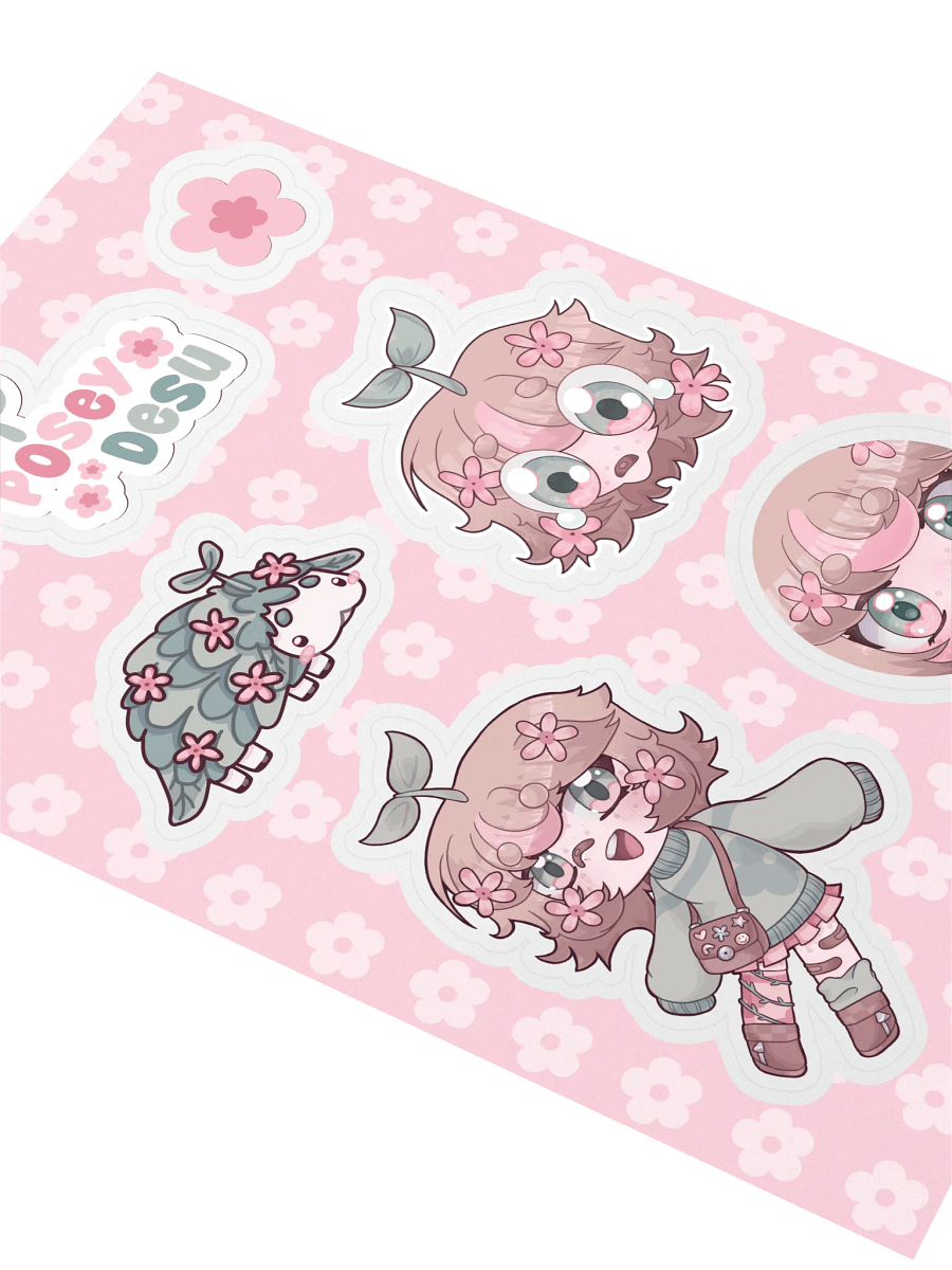 PoseyDesu Sticker Sheet product image (3)