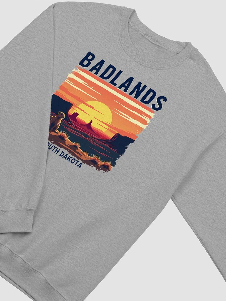 Badlands Sunset Crewneck Sweatshirt product image (6)
