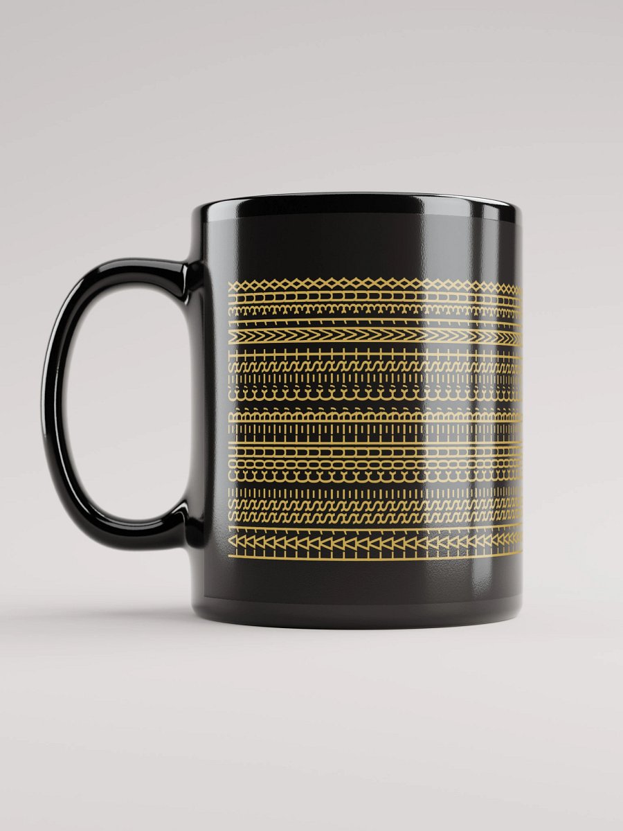 Mug Noir Codé Zen Doré - Laisse Couler, C'est Mieux - Cadeau Chic product image (6)