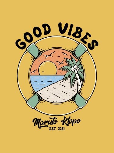 good vibes - swim ring product image (1)