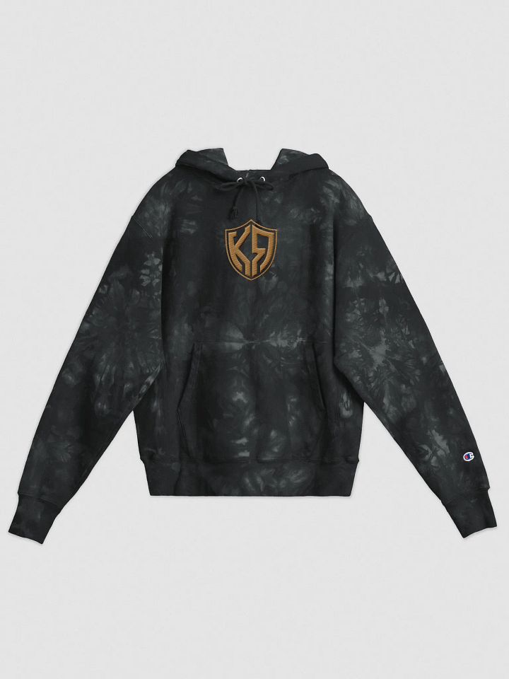 KR Gold Shield Emblem Tie-Dye Hoodie product image (1)