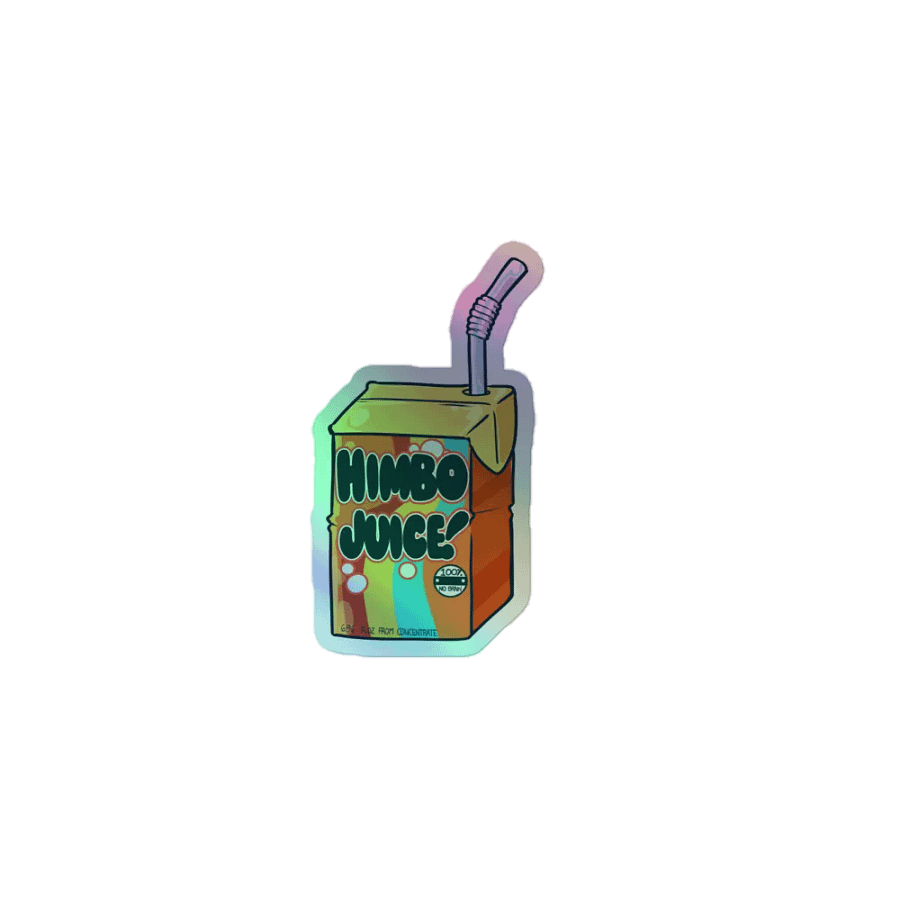 Gender Fluids - Himbo Juice Holo Sticker product image (1)