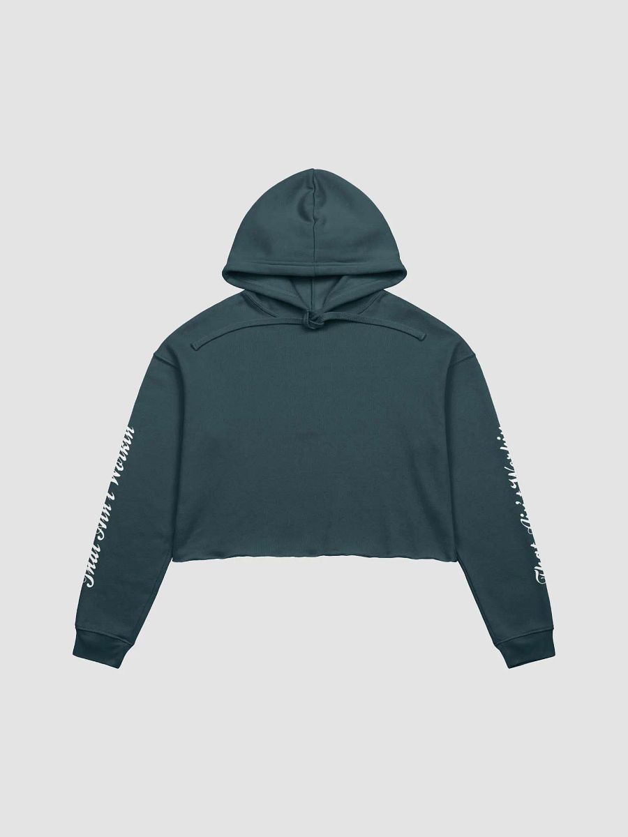 Sinister Clown Grin Crop Hoodie product image (2)