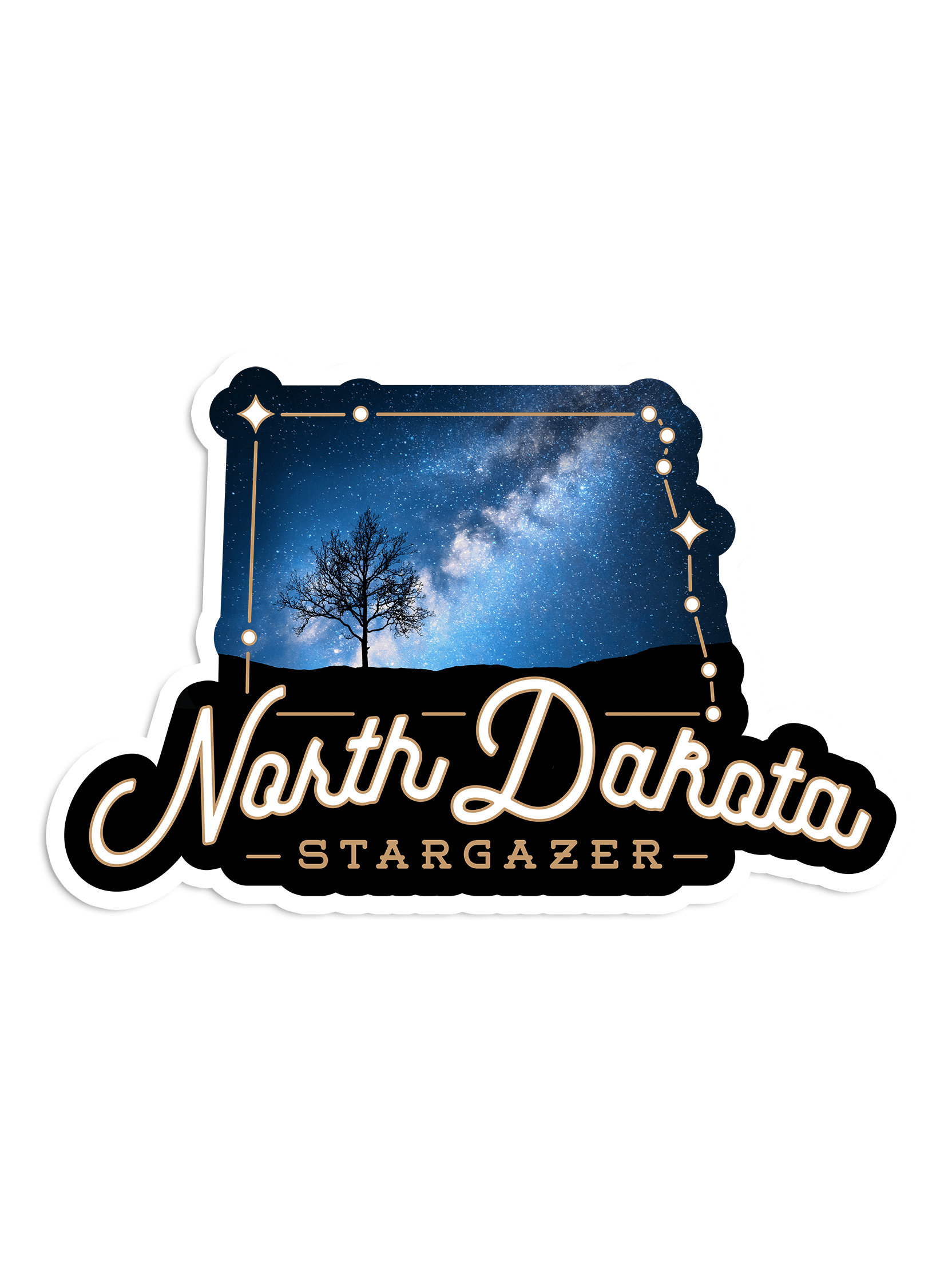 Stargazer ✧ North Dakota Sticker product image (1)