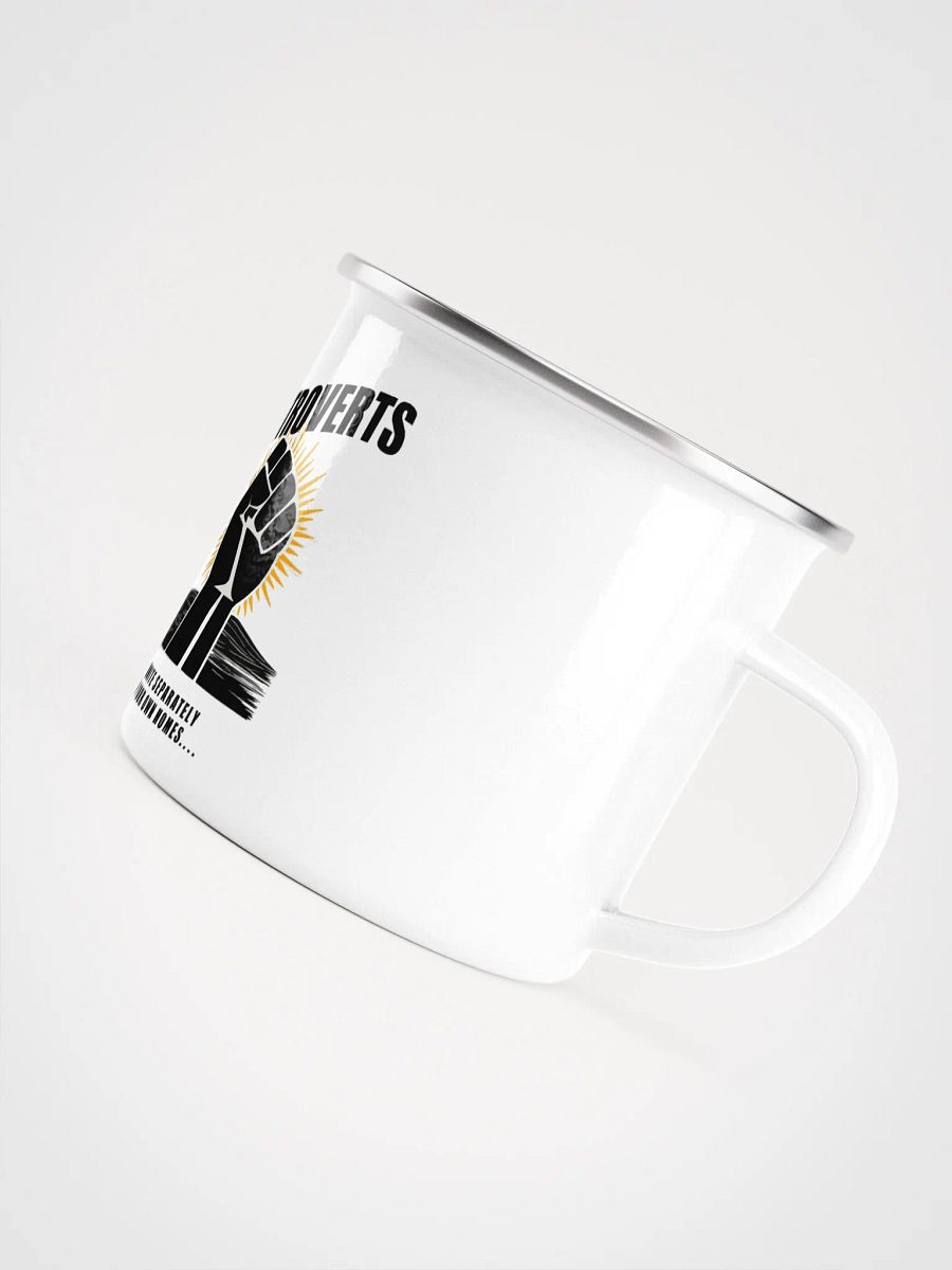 Introverts Unite Enamel Mug product image (5)