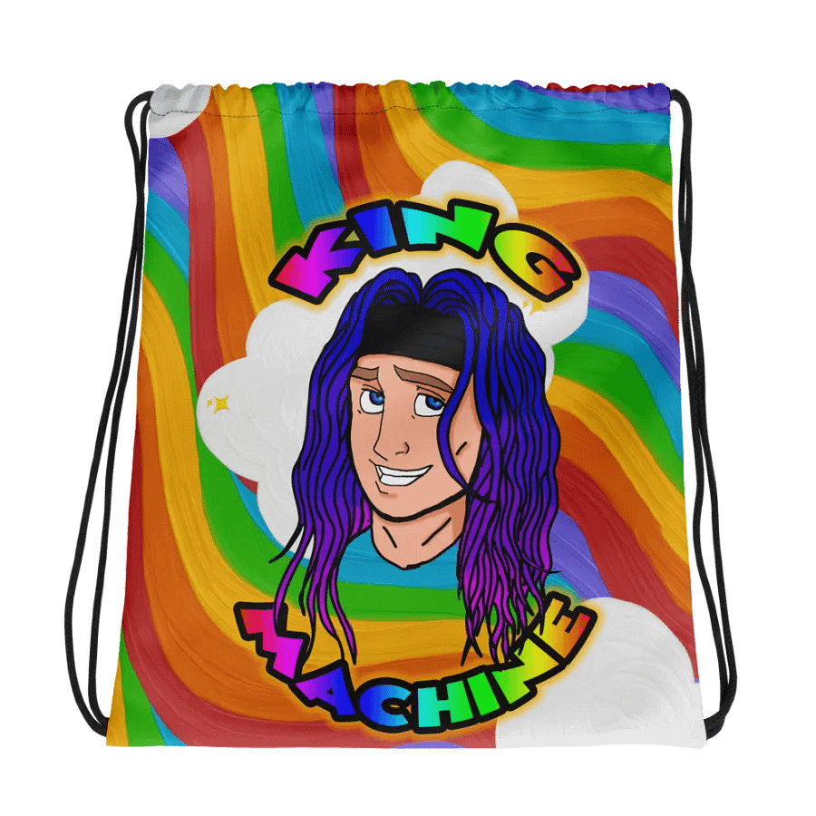 Rainbow King Drawstring bag product image (1)