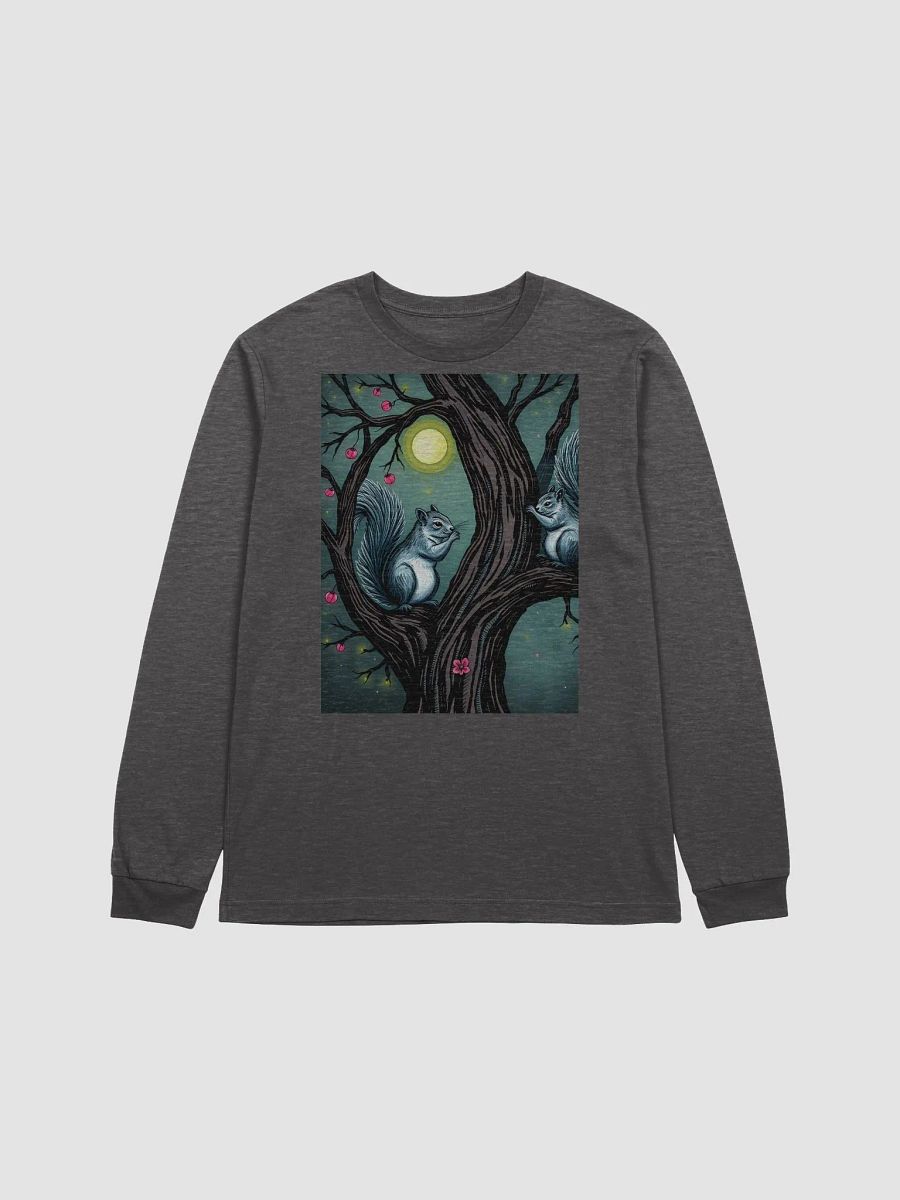 Moonlit Squirrel Serenade Long Sleeve Tee product image (1)