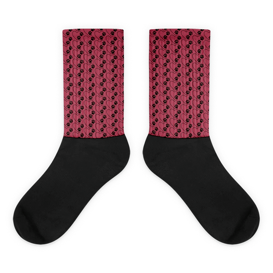 Pawsitively Pink Sublimated Socks product image (1)