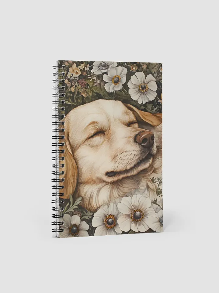 Anemone Dog Spiral Notebook product image (1)