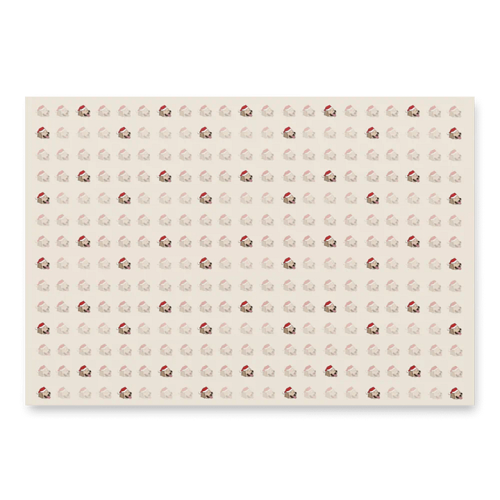Festive Retrievers Christmas Gift Wrap Set product image (2)